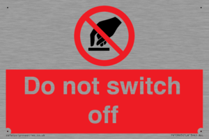 Do not switch off 